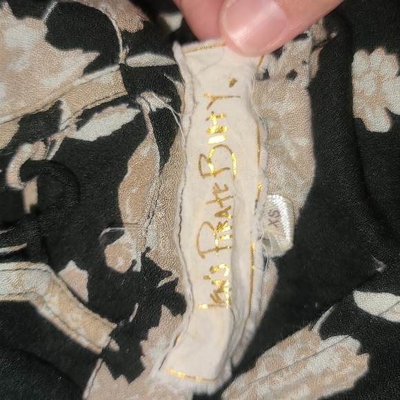 Jen's Pirate Booty Goya midi dress obsidian Spanish Rose black lace down XS gown - Picture 9 of 16